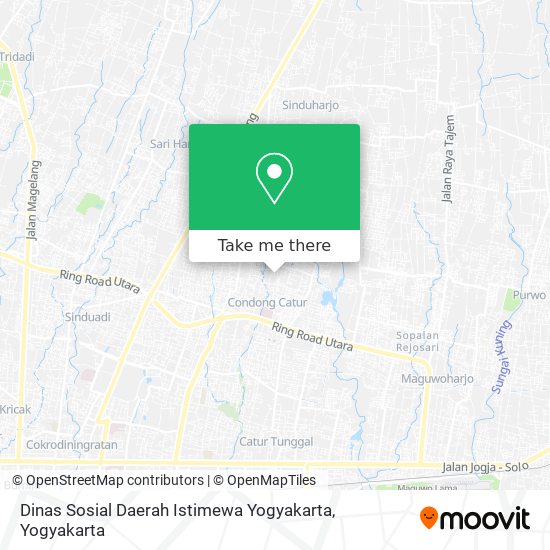 Dinas Sosial Daerah Istimewa Yogyakarta map