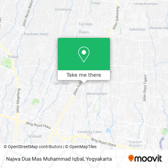 Najwa Dua Mas Muhammad Iqbal map