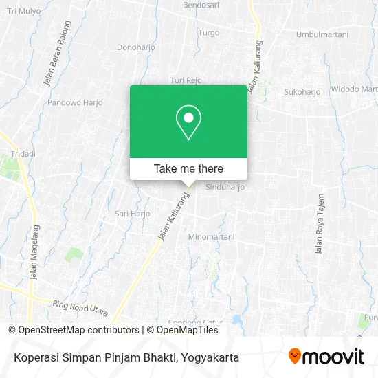 Koperasi Simpan Pinjam Bhakti map