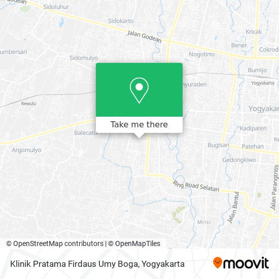 Klinik Pratama Firdaus Umy Boga map