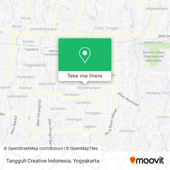 Tangguh Creative Indonesia map