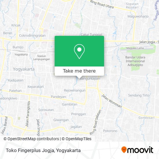 Toko Fingerplus Jogja map