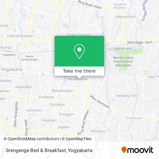 Srengenge Bed & Breakfast map