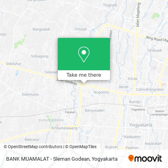 BANK MUAMALAT - Sleman Godean map