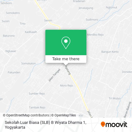 Sekolah Luar Biasa (SLB) B Wiyata Dharma 1 map