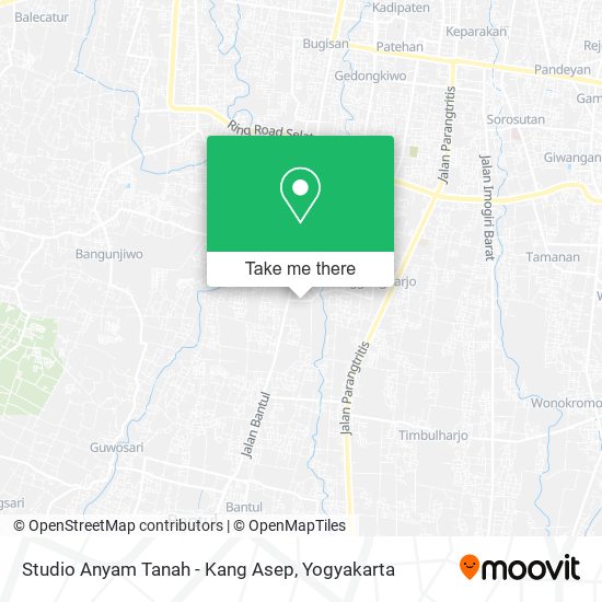 Studio Anyam Tanah - Kang Asep map