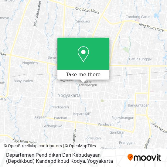 Departemen Pendidikan Dan Kebudayaan (Depdikbud) Kandepdikbud Kodya map