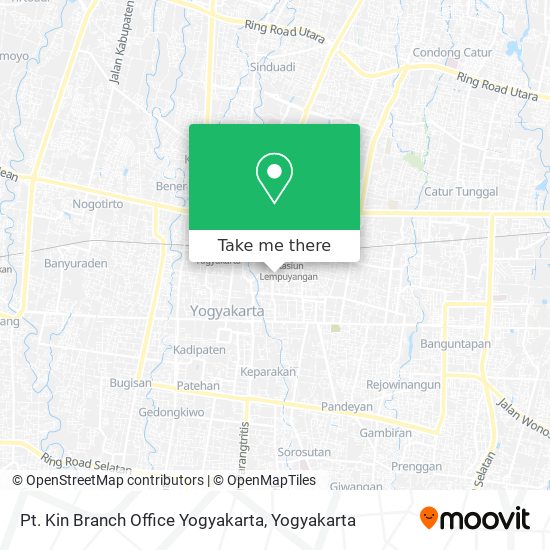 Pt. Kin Branch Office Yogyakarta map