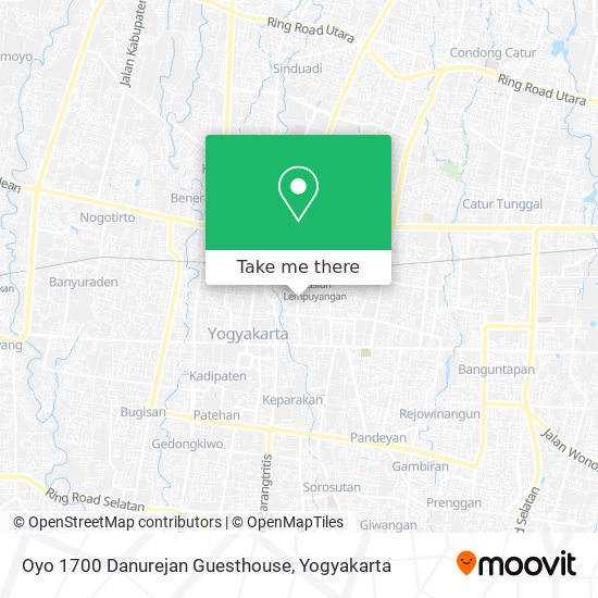 Oyo 1700 Danurejan Guesthouse map