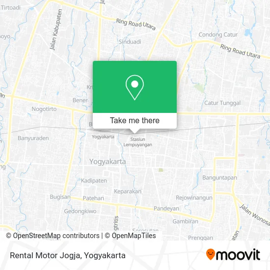 Rental Motor Jogja map