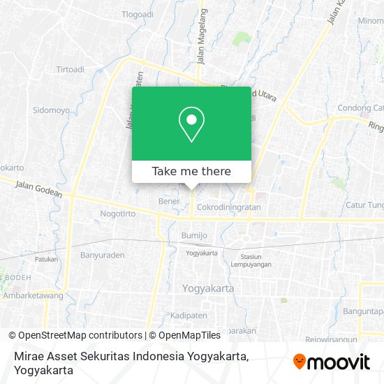 Mirae Asset Sekuritas Indonesia Yogyakarta map