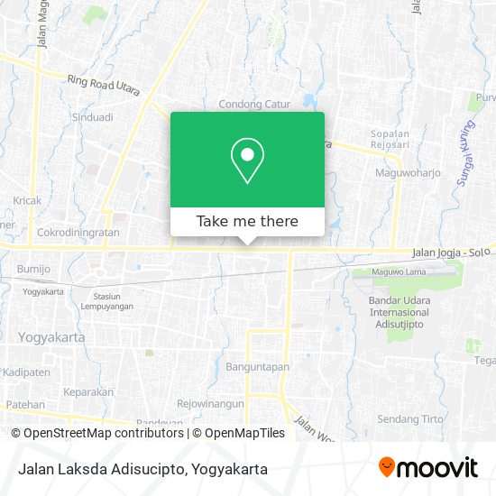 Jalan Laksda Adisucipto map