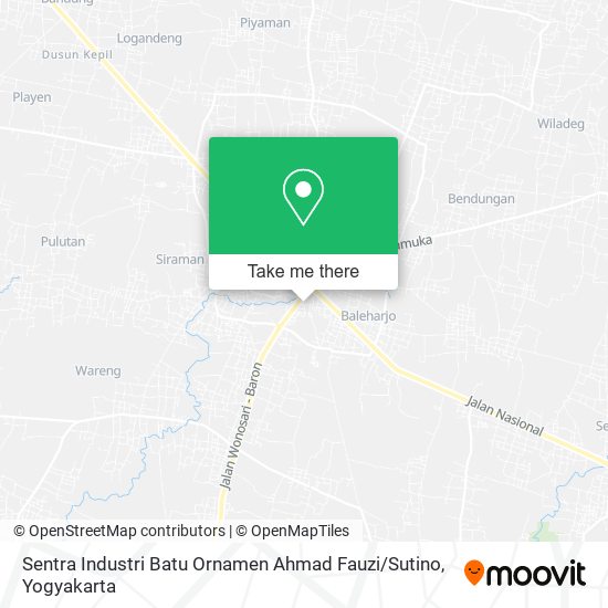 Sentra Industri Batu Ornamen Ahmad Fauzi / Sutino map