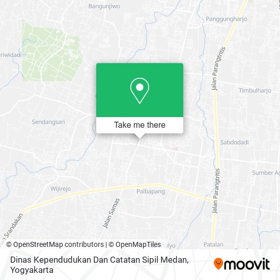 Dinas Kependudukan Dan Catatan Sipil Medan map