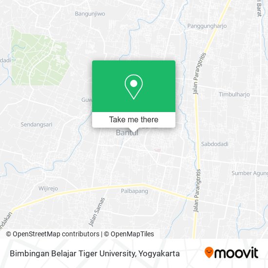 Bimbingan Belajar Tiger University map