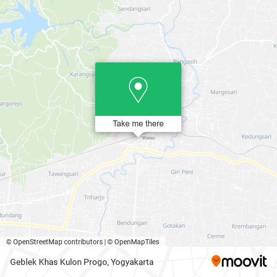 Geblek Khas Kulon Progo map