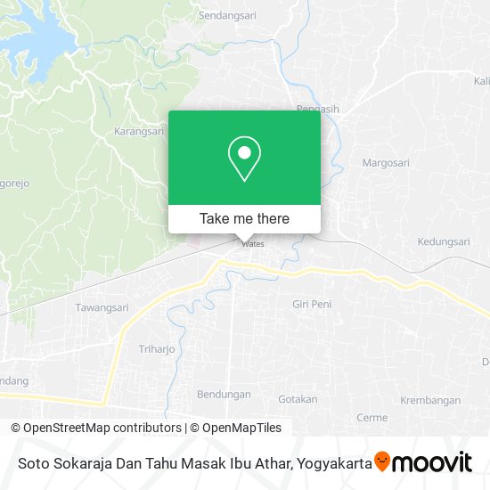 Soto Sokaraja Dan Tahu Masak Ibu Athar map
