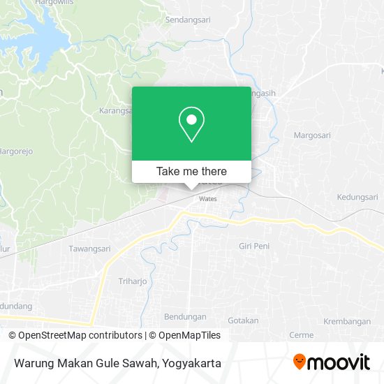 Warung Makan Gule Sawah map