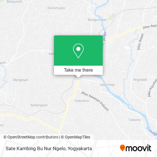 Sate Kambing Bu Nur Ngelo map