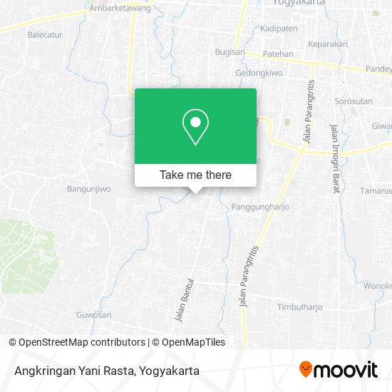 Angkringan Yani Rasta map