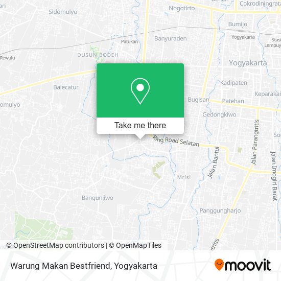 Warung Makan Bestfriend map