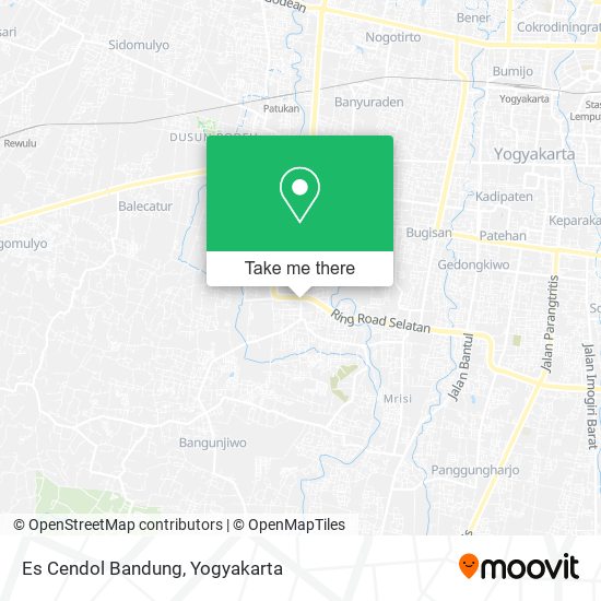 Es Cendol Bandung map