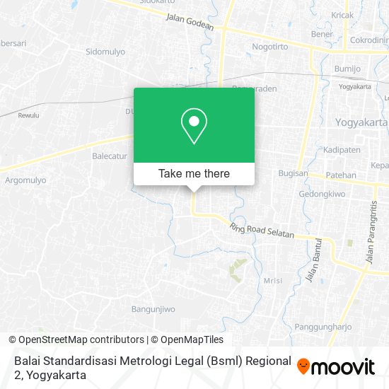 Balai Standardisasi Metrologi Legal (Bsml) Regional 2 map