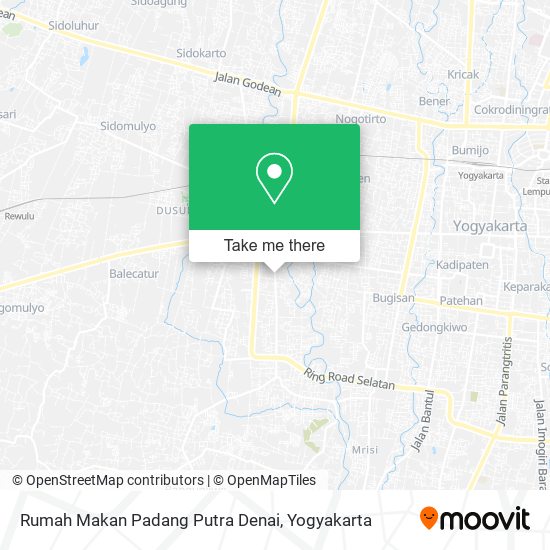 Rumah Makan Padang Putra Denai map