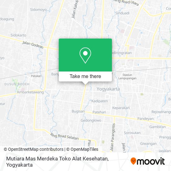 Mutiara Mas Merdeka Toko Alat Kesehatan map