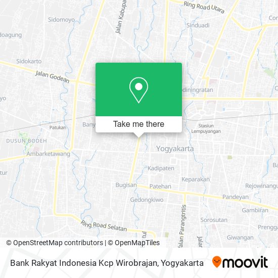 Bank Rakyat Indonesia Kcp Wirobrajan map