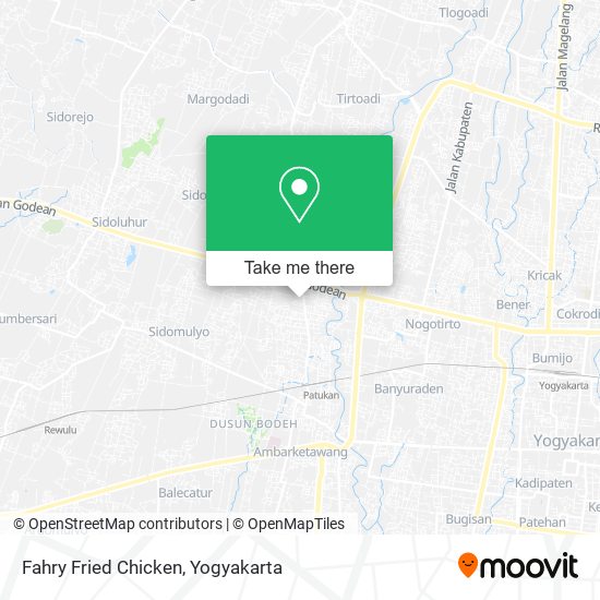 Fahry Fried Chicken map