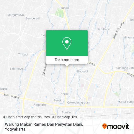 Warung Makan Rames Dan Penyetan Diani map