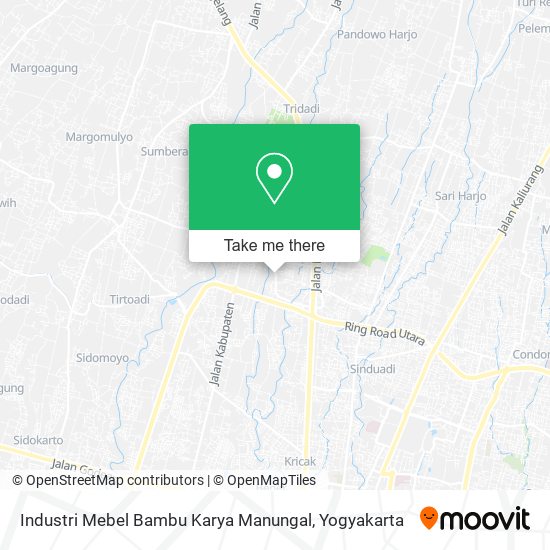 Industri Mebel Bambu Karya Manungal map