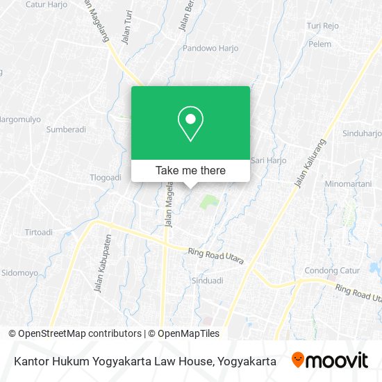 Kantor Hukum Yogyakarta Law House map