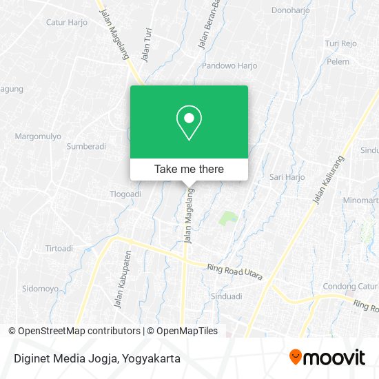 Diginet Media Jogja map