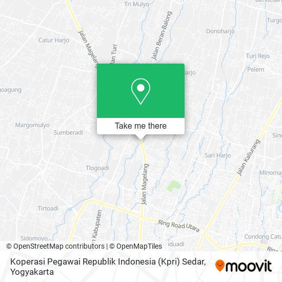 Koperasi Pegawai Republik Indonesia (Kpri) Sedar map