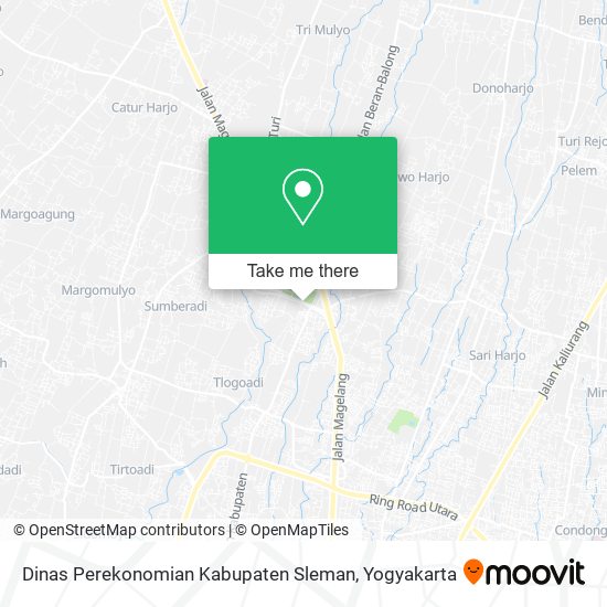 Dinas Perekonomian Kabupaten Sleman map