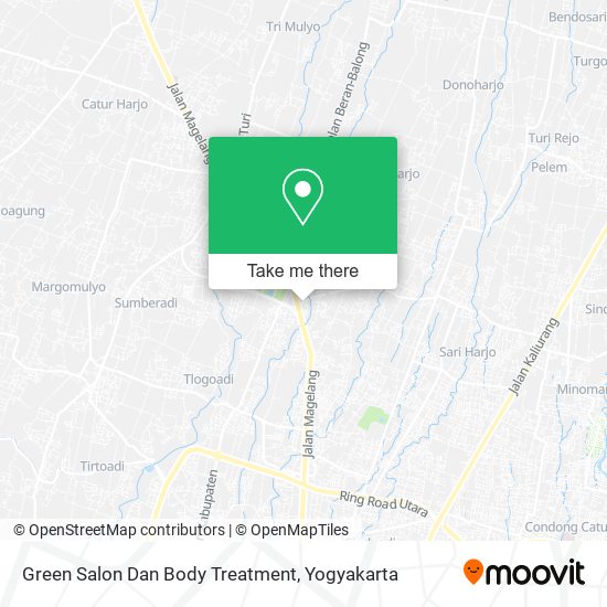 Green Salon Dan Body Treatment map