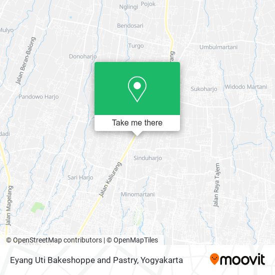 Eyang Uti Bakeshoppe and Pastry map