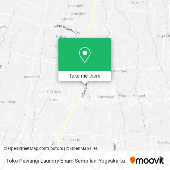 Toko Pewangi Laundry Enam Sembilan map
