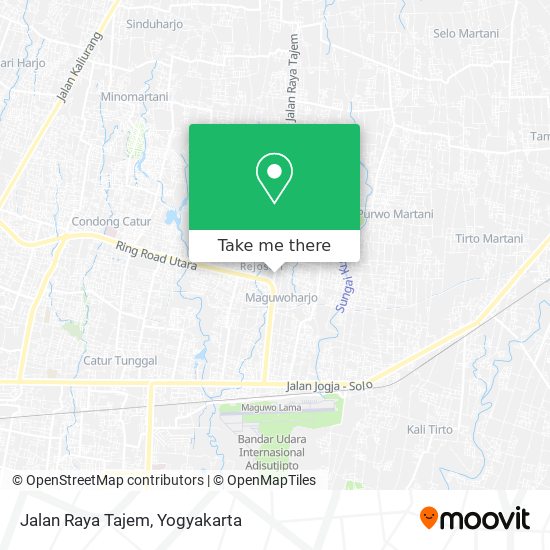 Jalan Raya Tajem map