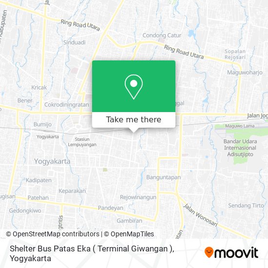 Shelter Bus Patas Eka ( Terminal Giwangan ) map