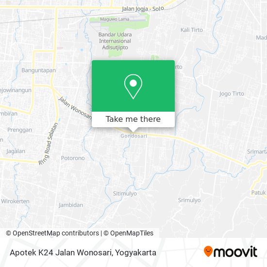 Apotek K24 Jalan Wonosari map