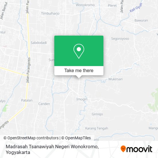 Madrasah Tsanawiyah Negeri Wonokromo map