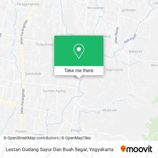 Lestari Gudang Sayur Dan Buah Segar map
