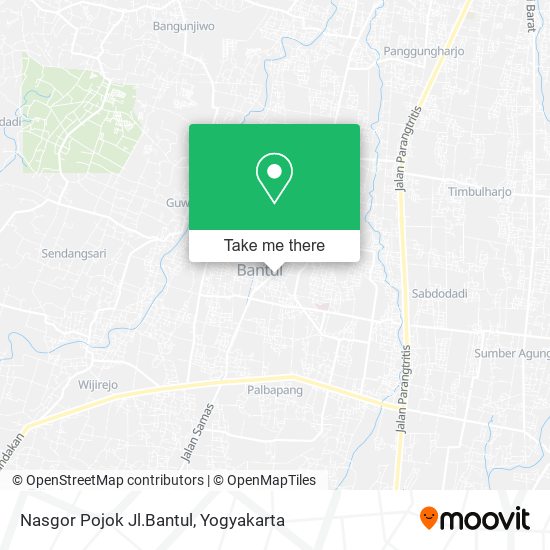 Nasgor Pojok Jl.Bantul map