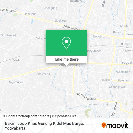 Bakmi Joqo Khas Gunung Kidul Mas Bargo map