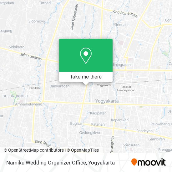 Namiku Wedding Organizer Office map