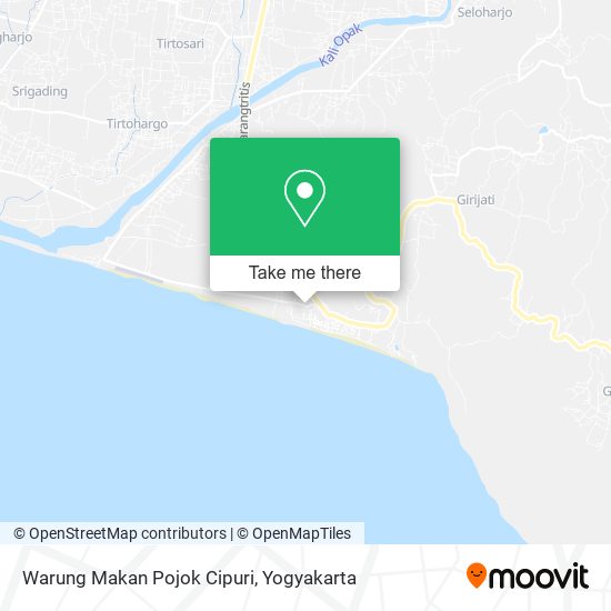 Warung Makan Pojok Cipuri map