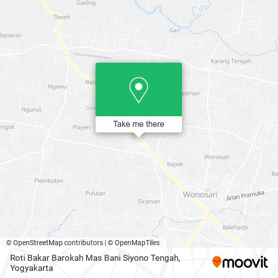 Roti Bakar Barokah Mas Bani Siyono Tengah map